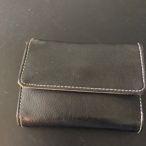 Dark Brown Faux Leather Wallet